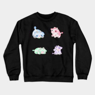 Coloured cows Crewneck Sweatshirt